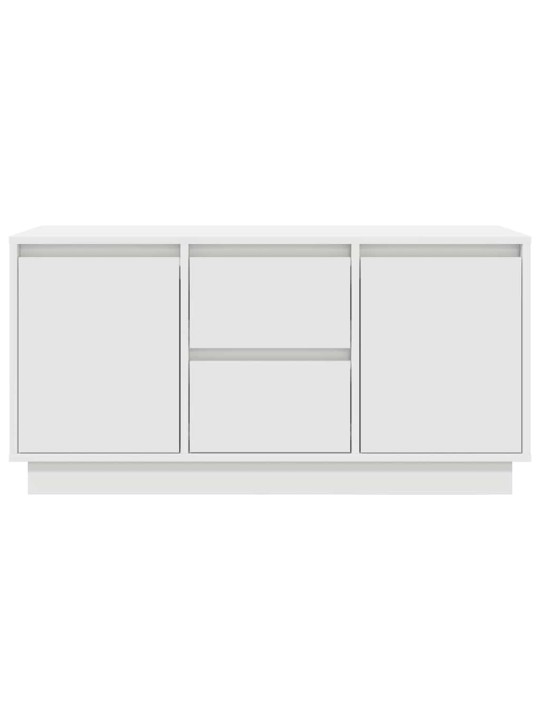Tv skříňka s led osvětlením bílá 100x41x50 cm