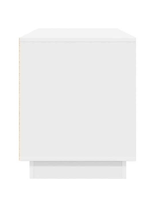 Tv skříňka s led osvětlením bílá 100x41x50 cm