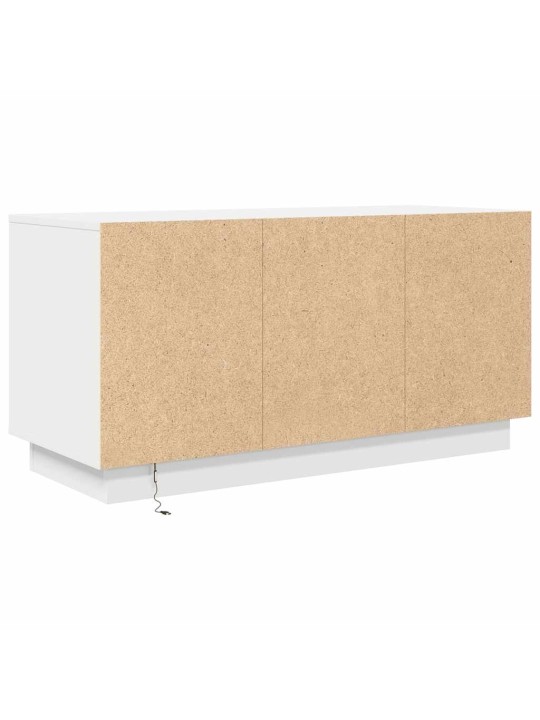 Tv skříňka s led osvětlením bílá 100x41x50 cm