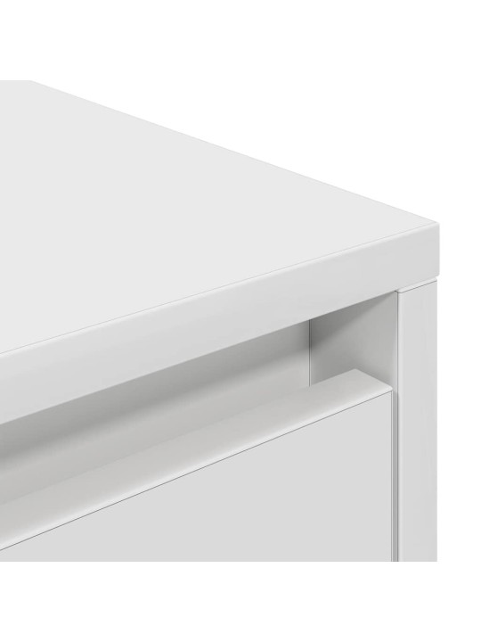 Tv skříňka s led osvětlením bílá 100x41x50 cm