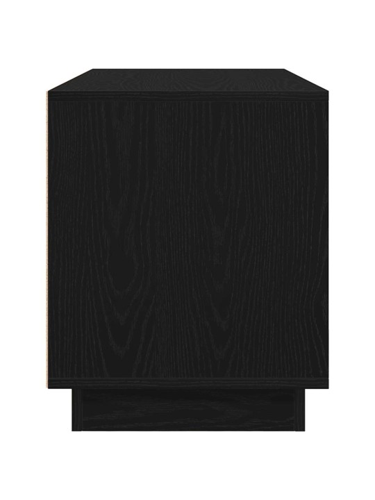 Tv skříňka s led osvětlením černý dub 100x41x50 cm