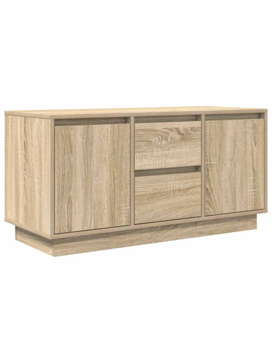 Tv skříňka s led osvětlením dub sonoma 100x41x50 cm