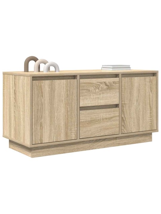Tv skříňka s led osvětlením dub sonoma 100x41x50 cm