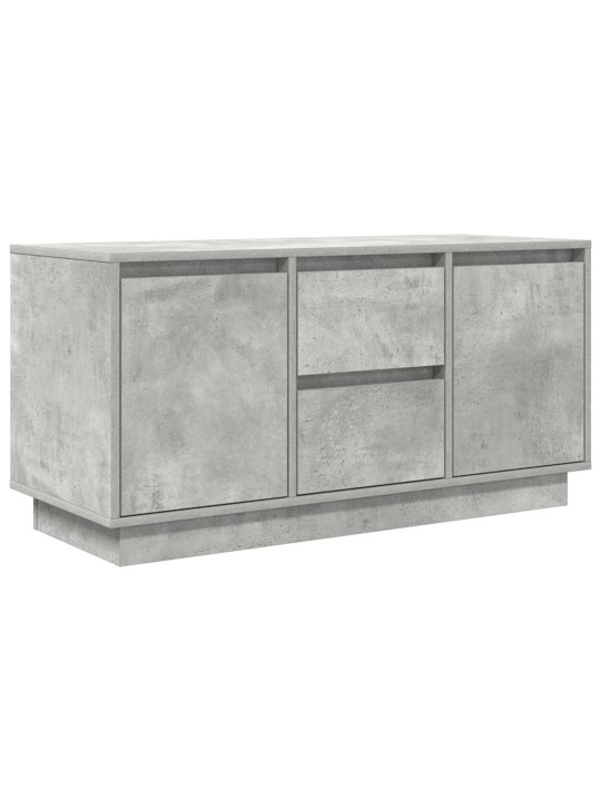 Tv skříňka s led osvětlením betonově šedá 100x41x50 cm