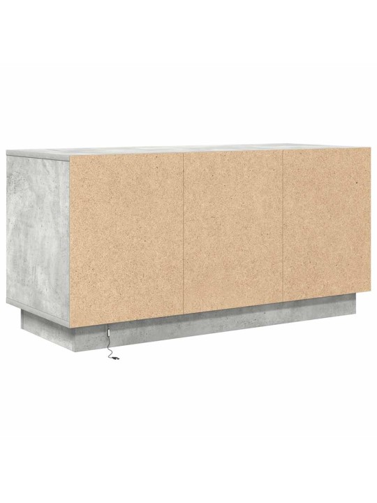 Tv skříňka s led osvětlením betonově šedá 100x41x50 cm