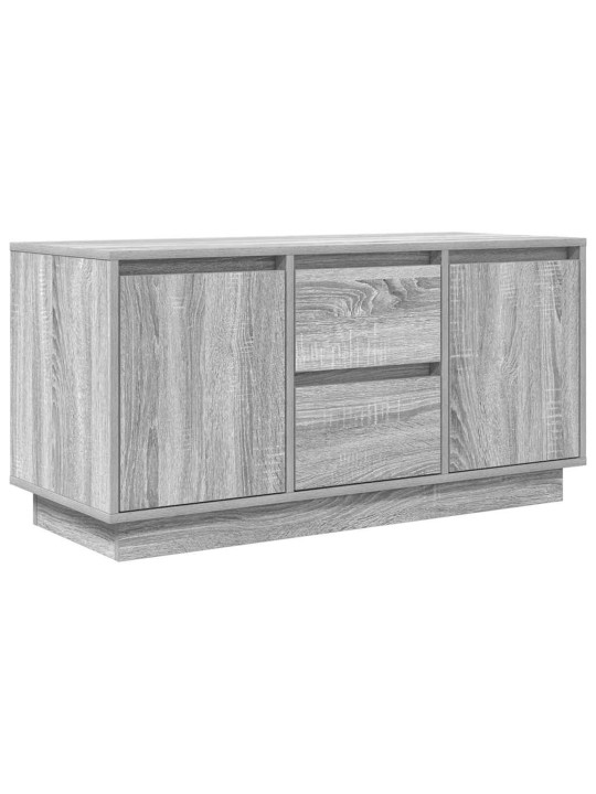 Tv skříňka s led světly šedý sonoma 100x41x50 cm