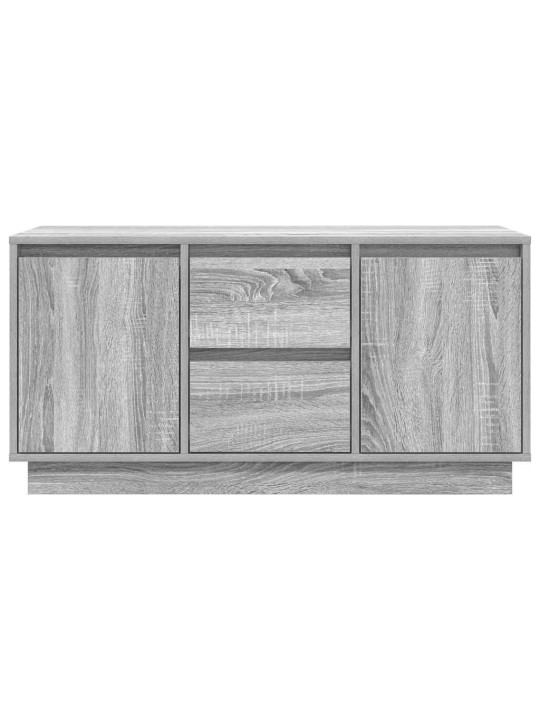 Tv skříňka s led světly šedý sonoma 100x41x50 cm