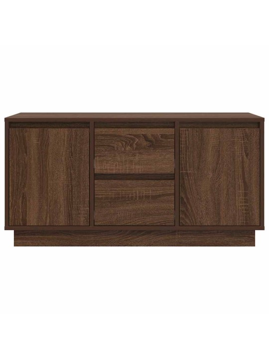 Tv skříňka s led osvětlením dub hnědý 100x41x50 cm
