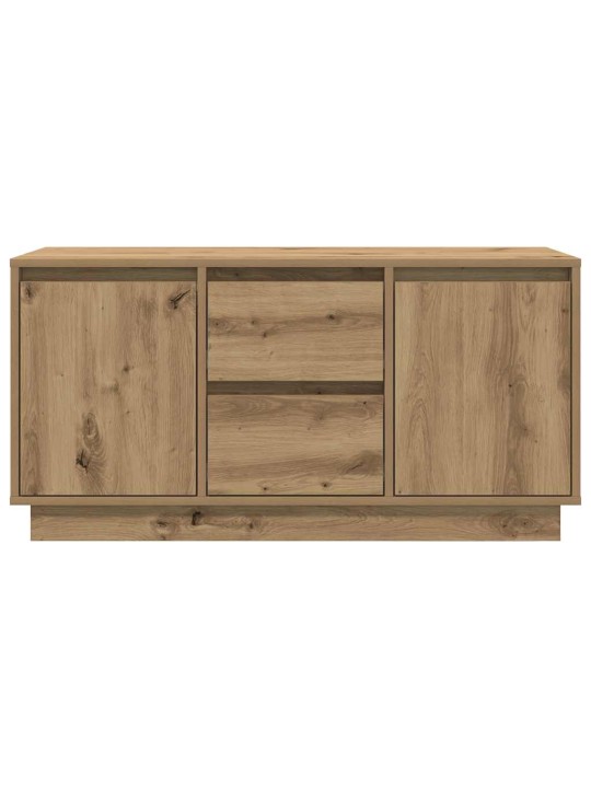 Tv skříňka s led osvětlením dub artisan 100x41x50 cm