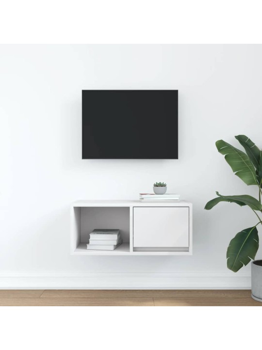 Tv skříňka bílá 60x31x25,5 cm kompozitní dřevo