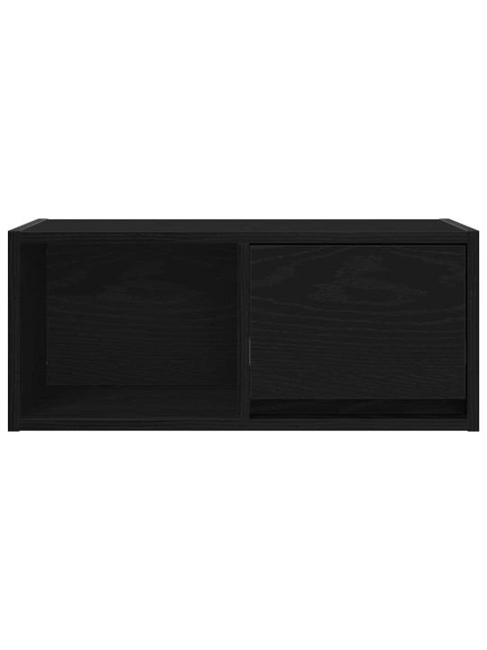 Tv skříňky 2 ks dub černý 60x31x25,5 cm dřevěné konstrukce