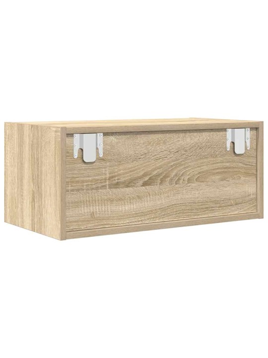 Tv skříňky 2 ks dub sonoma 60x31x25,5 cm dřevěné konstrukce