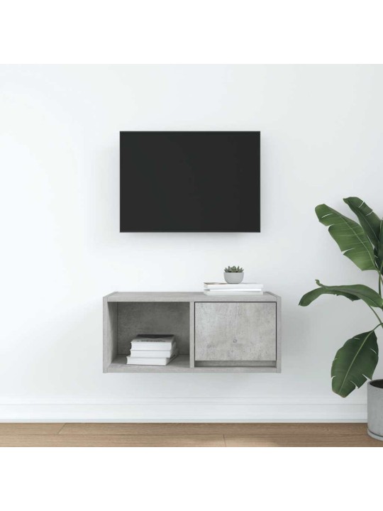 Tv skříňka betonově šedá 60x31x25,5 cm kompozitní dřevo