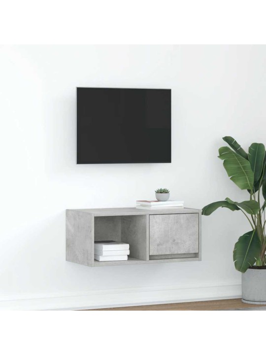 Tv skříňka betonově šedá 60x31x25,5 cm kompozitní dřevo