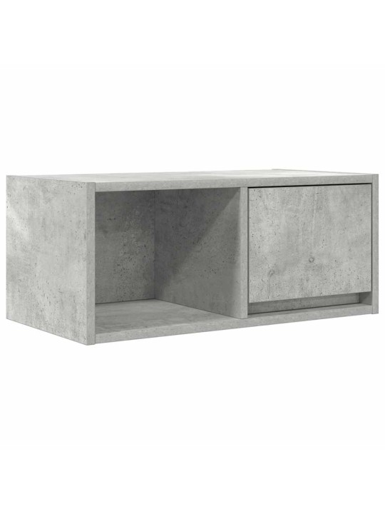 Tv skříňky 2 ks betonová šedá 60x31x25,5 cm dřevěná konstrukce