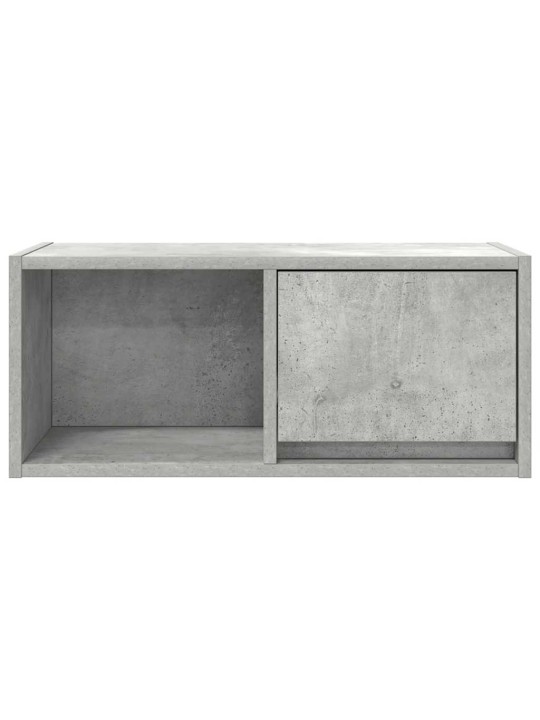 Tv skříňky 2 ks betonová šedá 60x31x25,5 cm dřevěná konstrukce
