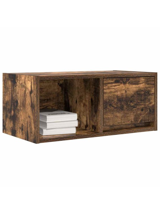 Tv skříňka kouřový dub 60x31x25,5 cm kompozitní dřevo
