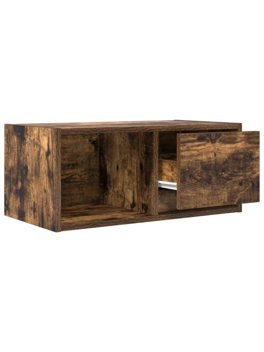 Tv skříňky 2 ks kouřový dub 60x31x25,5 cm dřevěné konstrukce