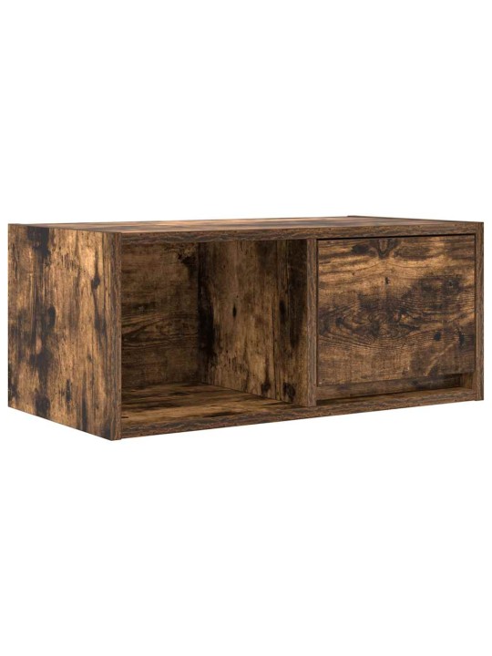 Tv skříňky 2 ks kouřový dub 60x31x25,5 cm dřevěné konstrukce