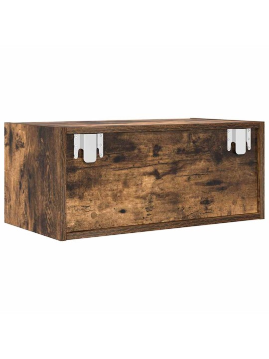Tv skříňky 2 ks kouřový dub 60x31x25,5 cm dřevěné konstrukce