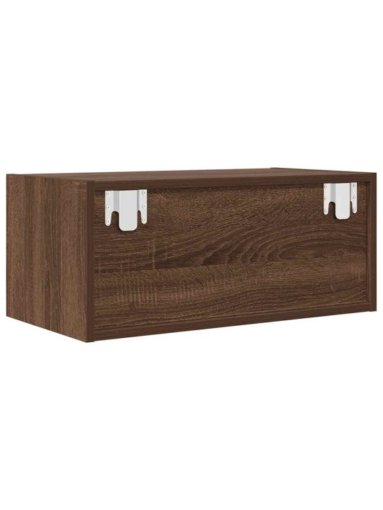 Tv skříňka hnědý dub 60x31x25,5 cm kompozitní dřevo