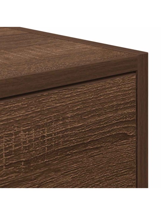 Tv skříňka hnědý dub 60x31x25,5 cm kompozitní dřevo