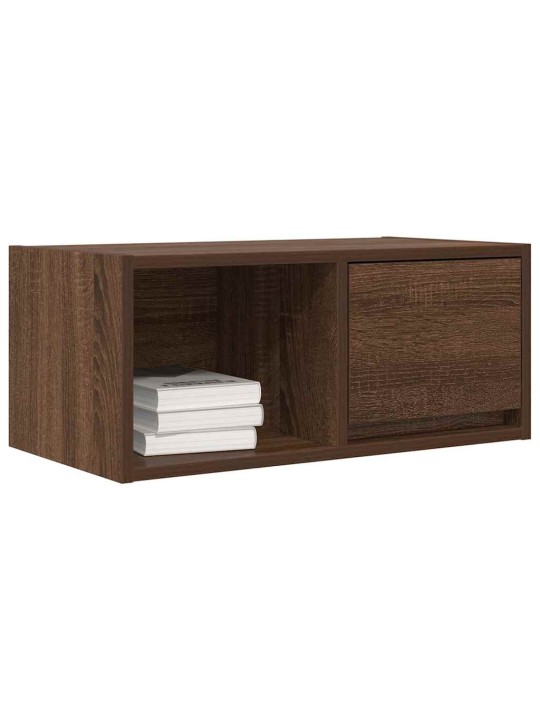 Tv skříňky 2 ks hnědý dub 60x31x25,5 cm dřevěná konstrukce