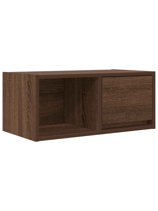 Tv skříňky 2 ks hnědý dub 60x31x25,5 cm dřevěná konstrukce