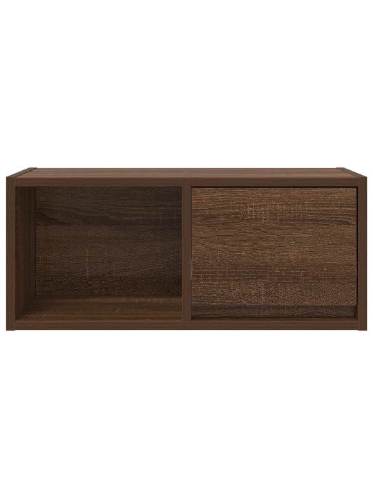 Tv skříňky 2 ks hnědý dub 60x31x25,5 cm dřevěná konstrukce