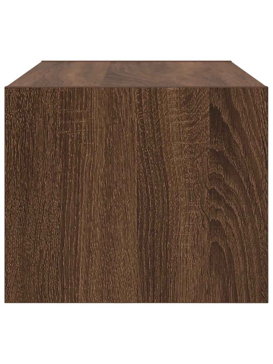 Tv skříňky 2 ks hnědý dub 60x31x25,5 cm dřevěná konstrukce