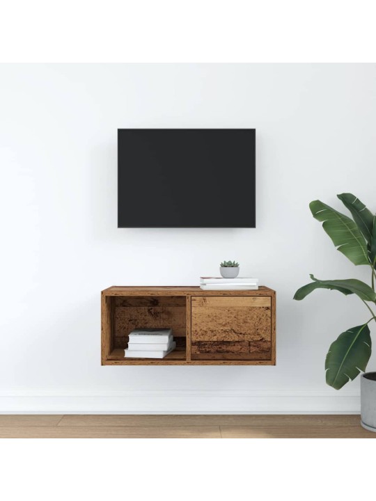 Tv skříňka starého dřeva 60x31x25,5 cm kompozitní dřevo