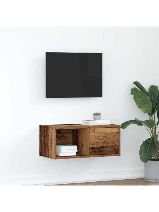 Tv skříňka starého dřeva 60x31x25,5 cm kompozitní dřevo