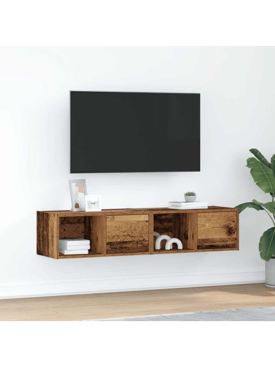 Tv skříňky 2 ks staré dřevo 60x31x25,5 cm dřevěné konstrukce