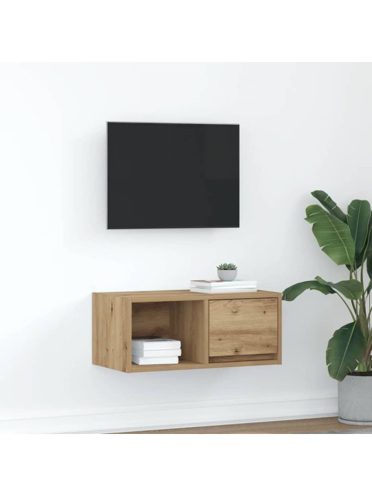 Tv skříňka dub artisan 60x31x25,5 cm kompozitní dřevo
