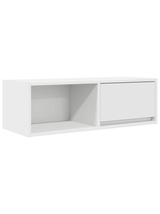 Tv skříňka bílá 80x31x25,5 cm kompozitní dřevo