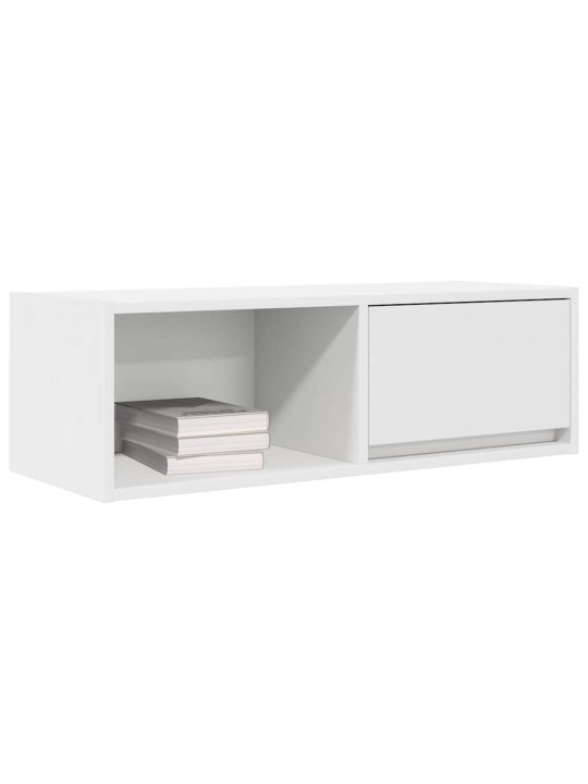 Tv skříňka bílá 80x31x25,5 cm kompozitní dřevo