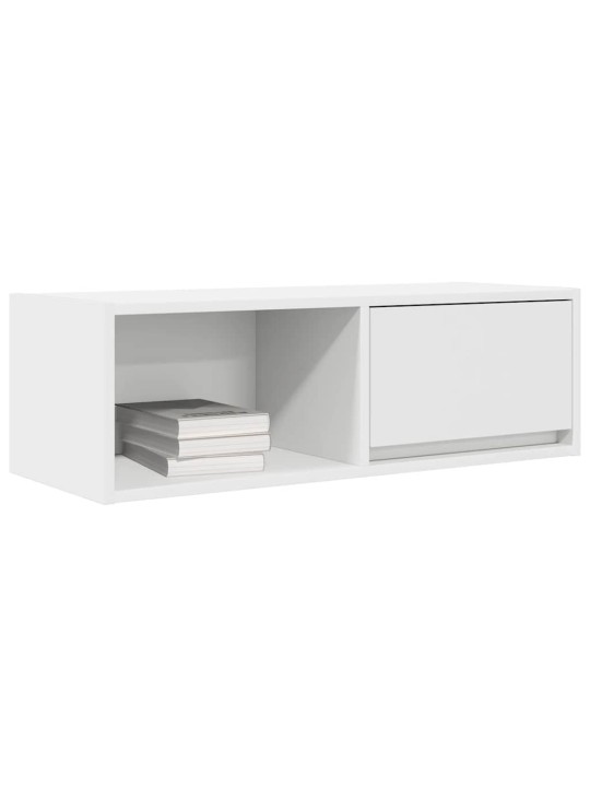 Tv skříňky 2 ks bílá 80x31x25,5 cm dřevěná konstrukce