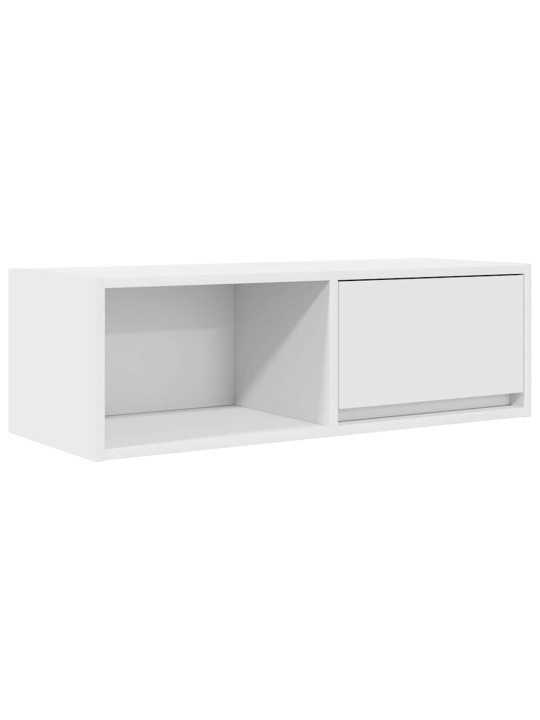 Tv skříňky 2 ks bílá 80x31x25,5 cm dřevěná konstrukce
