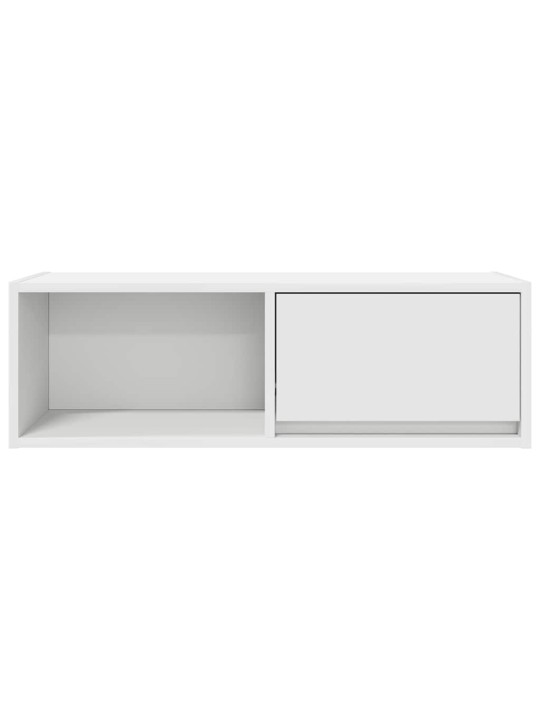 Tv skříňky 2 ks bílá 80x31x25,5 cm dřevěná konstrukce