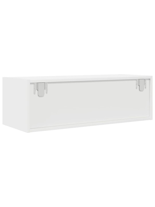Tv skříňky 2 ks bílá 80x31x25,5 cm dřevěná konstrukce