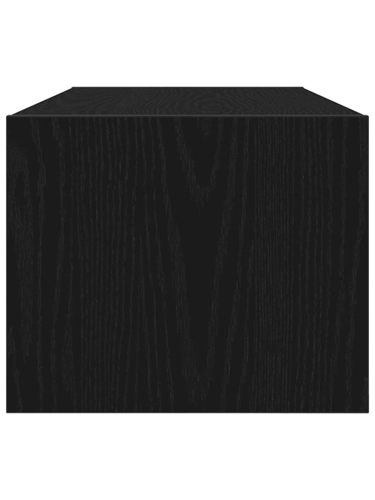 Tv skříňka černý dub 80x31x25,5 cm dřevěná konstrukce