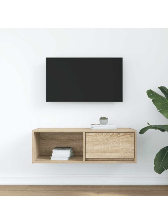 Tv skříňka dub sonoma 80x31x25,5 cm kompozitní dřevo