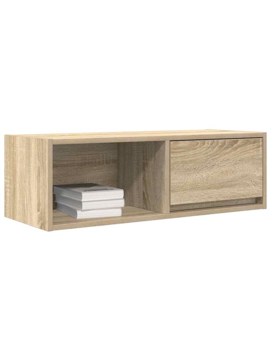 Tv skříňka dub sonoma 80x31x25,5 cm kompozitní dřevo