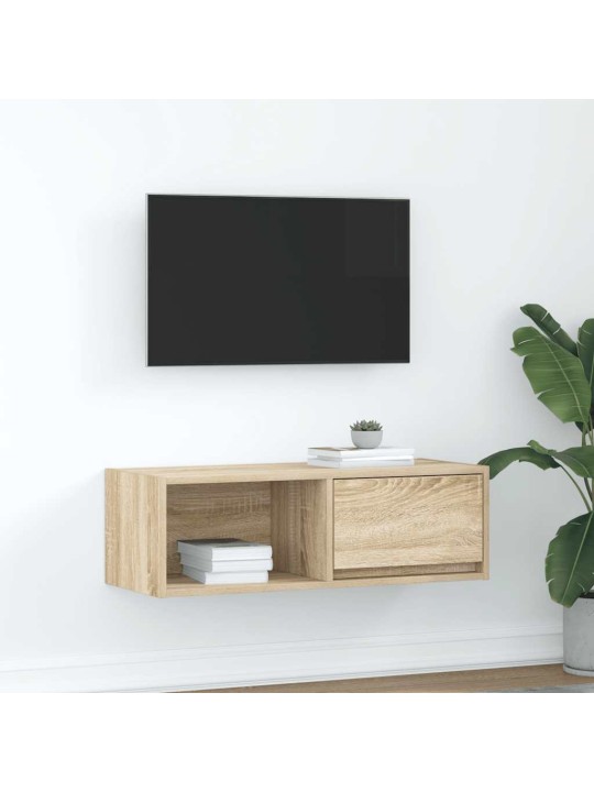 Tv skříňka dub sonoma 80x31x25,5 cm kompozitní dřevo