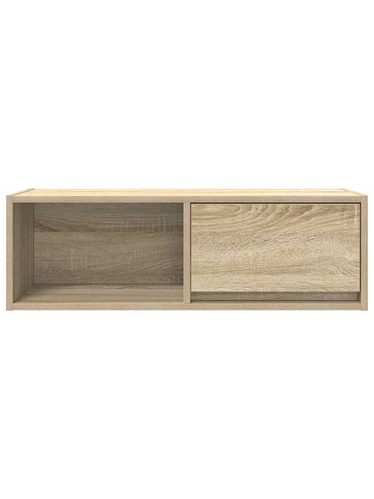 Tv skříňky 2 ks dub sonoma 80x31x25,5 cm dřevěné konstrukce
