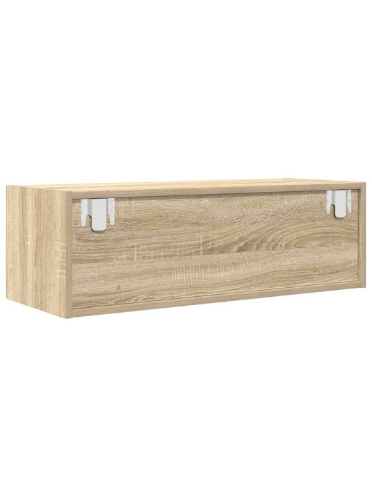 Tv skříňky 2 ks dub sonoma 80x31x25,5 cm dřevěné konstrukce