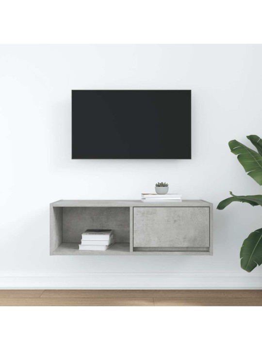 Tv skříňka betonově šedá 80x31x25,5 cm kompozitní dřevo