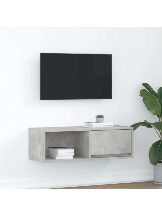 Tv skříňka betonově šedá 80x31x25,5 cm kompozitní dřevo