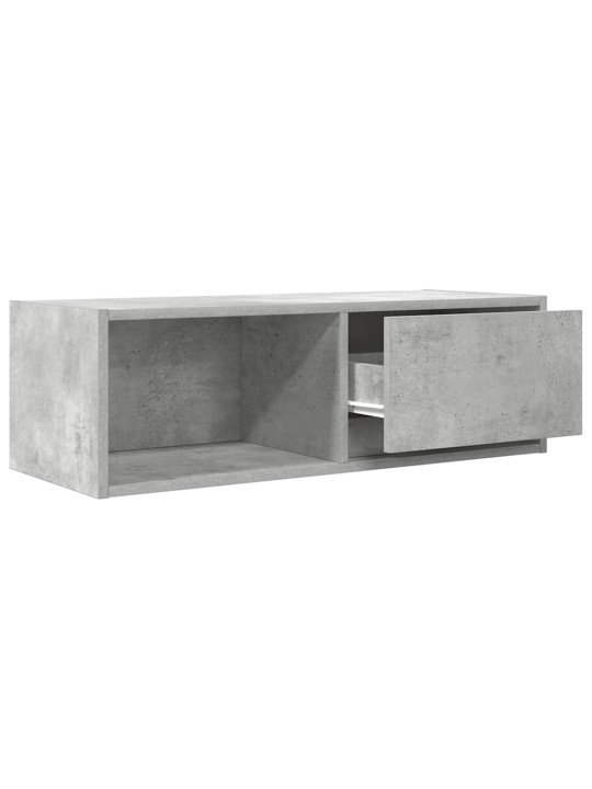 Tv skříňky 2 ks betonová šedá 80x31x25,5 cm dřevěná konstrukce