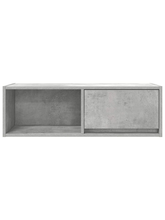 Tv skříňky 2 ks betonová šedá 80x31x25,5 cm dřevěná konstrukce